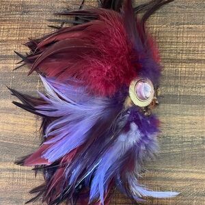 Elegant Feathered Hair Accessory